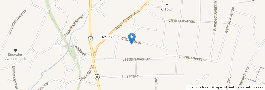 Mapa de ubicacion de St. Ann's Parish School en アメリカ合衆国, ニューヨーク州, Westchester County, Town Of Ossining, Ossining.