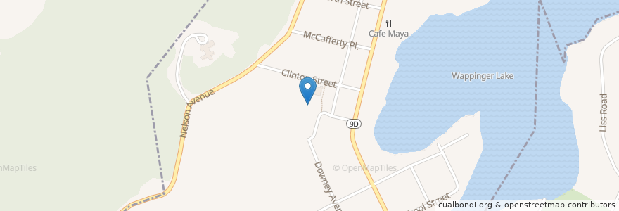Mapa de ubicacion de Saint Marys School en Estados Unidos Da América, Nova Iorque, Dutchess County, Wappingers Falls.
