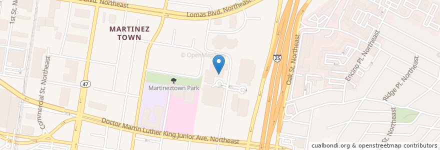 Mapa de ubicacion de Lovelace Rehabilitation Hospital en 美利坚合众国/美利堅合眾國, 新墨西哥州, Bernalillo County, 阿尔伯克基 / 阿布奎基 / 阿爾伯克基.