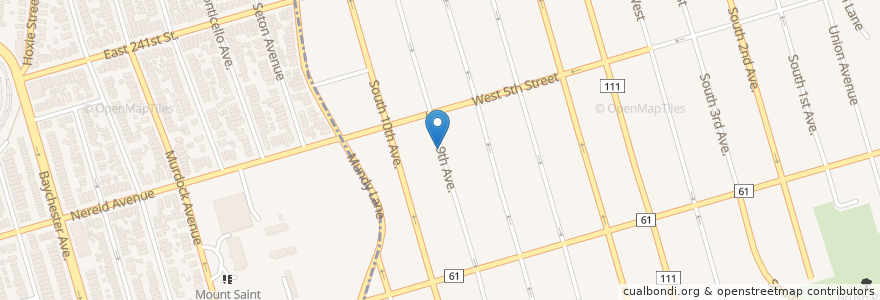 Mapa de ubicacion de Beulah Seventh Day Adventist Church en 미국, 뉴욕, Mount Vernon.