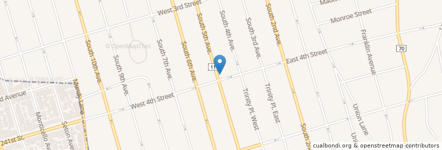 Mapa de ubicacion de White Rock Baptist Church en Amerika Syarikat, New York, Westchester County, Mount Vernon.