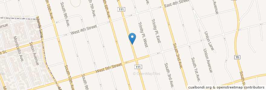 Mapa de ubicacion de Emanuel Pentecostal Faith Temple en United States, New York, Mount Vernon.