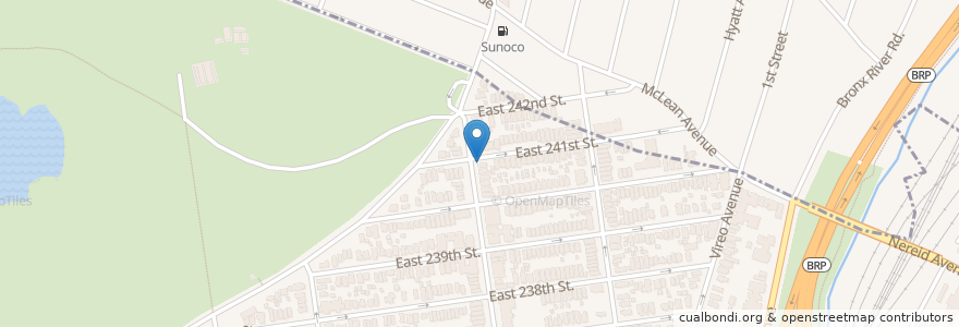 Mapa de ubicacion de Saint Luke's Methodist Church en United States, New York, New York, Bronx County, The Bronx.