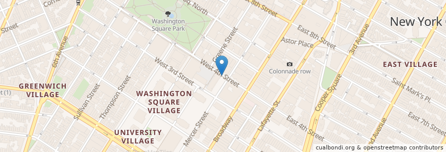 Mapa de ubicacion de Brookdale Center Hebrew Union College en Amerika Birleşik Devletleri, New York, New York, New York County, Manhattan.