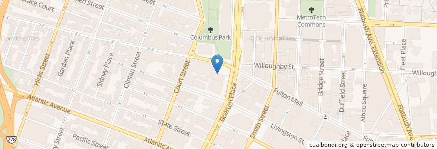 Mapa de ubicacion de Brooklyn Law School Annex en États-Unis D'Amérique, New York, New York, Brooklyn.