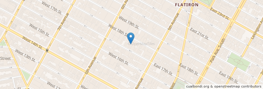 Mapa de ubicacion de Taylor Business Institute en Amerika Birleşik Devletleri, New York, New York, New York County, Manhattan.