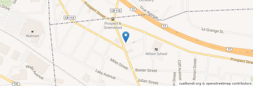Mapa de ubicacion de Saint Joseph Lithuanian Church en Amerika Syarikat, New York, Broome County.