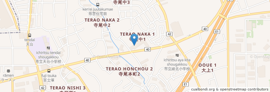 Mapa de ubicacion de PIZZA DELICIOUS en Japonya, 神奈川県, 綾瀬市.