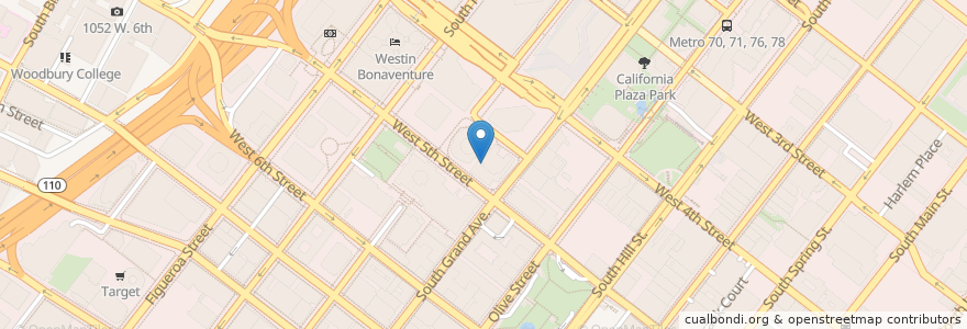 Mapa de ubicacion de Torrey Pines Bank en Amerika Syarikat, California, Los Angeles County, Los Angeles.