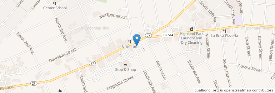 Mapa de ubicacion de Saint Pauls School en United States, New Jersey, Middlesex County, Highland Park.