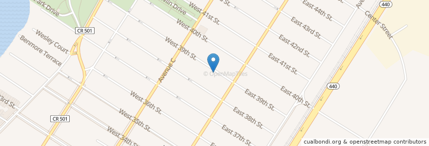 Mapa de ubicacion de Horace Mann Number 6 Elementary School en アメリカ合衆国, ニュージャージー州, Hudson County, Bayonne.
