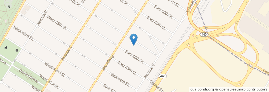 Mapa de ubicacion de Angelic Baptist Church en 미국, 뉴저지, Hudson County, Bayonne.
