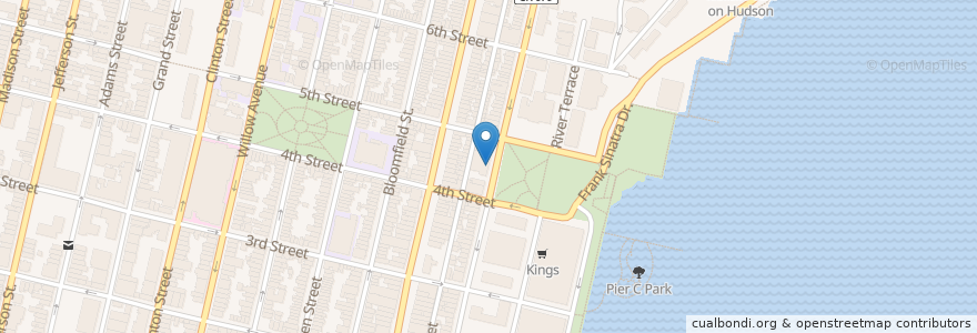 Mapa de ubicacion de Hoboken Catholic Academy en Amerika Birleşik Devletleri, New Jersey, Hudson County, Hoboken.