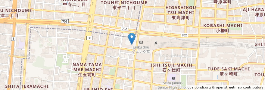 Mapa de ubicacion de ミスター ドーナツ en Japon, Préfecture D'Osaka, 大阪市, 天王寺区.