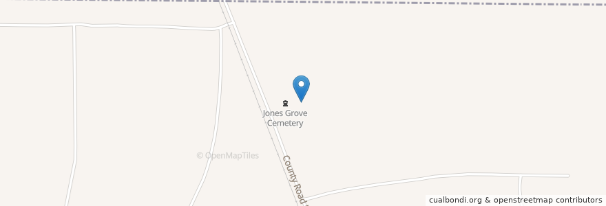 Mapa de ubicacion de Jones Grove Church en United States, Mississippi, Leflore County.