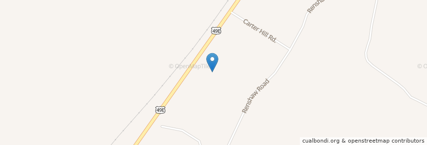 Mapa de ubicacion de New Foundation Church en United States, Mississippi, Yazoo County.