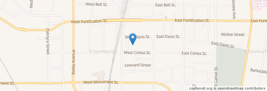 Mapa de ubicacion de Pentecostal Temple Church of Our Lord Jesus Christ en 美利坚合众国/美利堅合眾國, 密西西比州, Hinds County, Jackson.