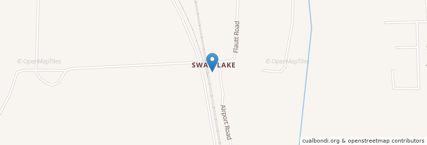 Mapa de ubicacion de Swan Lake Post Office en アメリカ合衆国, ミシシッピ州, Tallahatchie County.