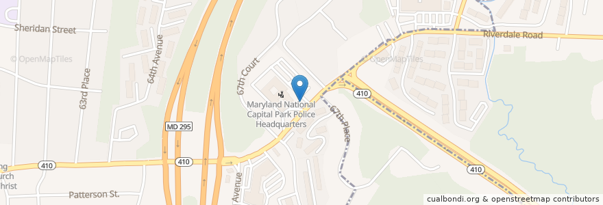 Mapa de ubicacion de Wildercroft School en États-Unis D'Amérique, Maryland, Prince George's County, East Riverdale.