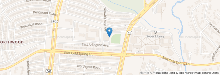 Mapa de ubicacion de Lois T Murray Elementary School en ایالات متحده آمریکا, مریلند, Baltimore.