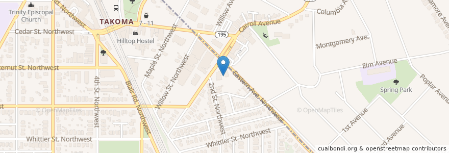 Mapa de ubicacion de Takoma Park Seventh Day Adventist Church en Estados Unidos De América, Washington D. C., Washington.
