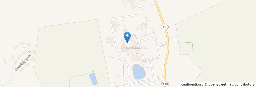 Mapa de ubicacion de La Salette Seminary en Estados Unidos Da América, Massachusetts, Bristol County, Attleboro.