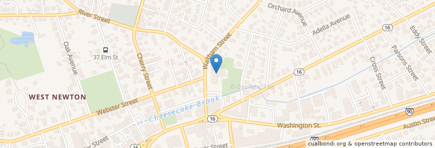 Mapa de ubicacion de FamilyACCESS of Newton Early Learning Center en 美利坚合众国/美利堅合眾國, 马萨诸塞州 / 麻薩諸塞州 / 麻省, Middlesex County, Newton.
