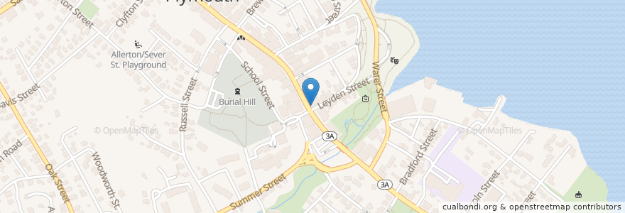 Mapa de ubicacion de Plymouth Rock Holiness Church en Verenigde Staten, Massachusetts, Plymouth County, Plymouth.