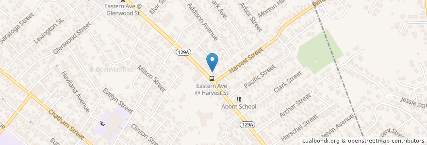 Mapa de ubicacion de Bethany United Church of Christ en United States, Massachusetts, Essex County, Lynn.