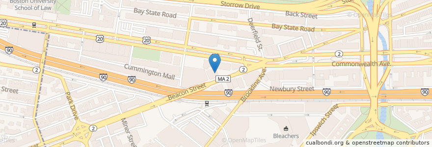 Mapa de ubicacion de Marist Fathers Church en Amerika Syarikat, Massachusetts, Suffolk County, Boston.