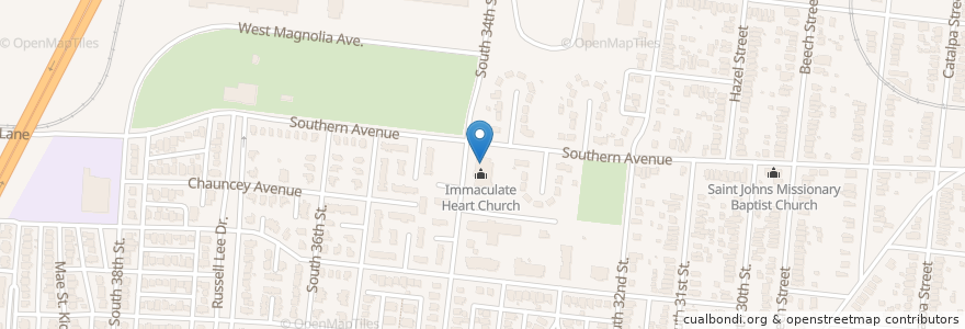 Mapa de ubicacion de New Zion Baptist Church en Stati Uniti D'America, Kentucky, Jefferson County, Louisville.