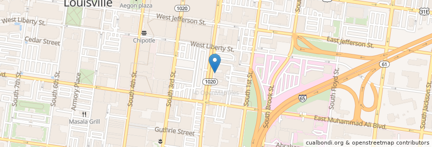 Mapa de ubicacion de Seamans Church Institute en 미국, Kenekuke, Jefferson County, Louisville.