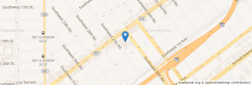 Mapa de ubicacion de Beth David Synagogue en アメリカ合衆国, フロリダ州, マイアミ・デイド郡, マイアミ.