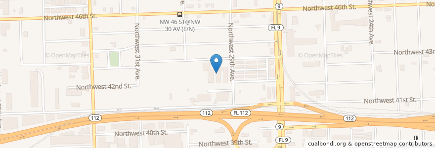 Mapa de ubicacion de Bethune School en Vereinigte Staaten Von Amerika, Florida, Miami-Dade County.