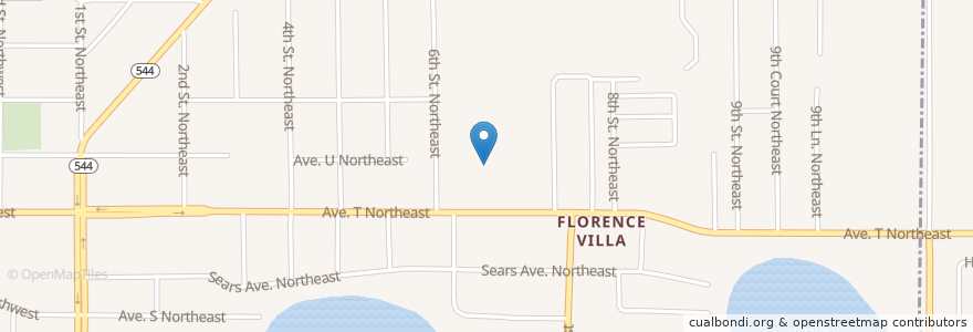 Mapa de ubicacion de Jewett High School en États-Unis D'Amérique, Floride, Polk County, Winter Haven.