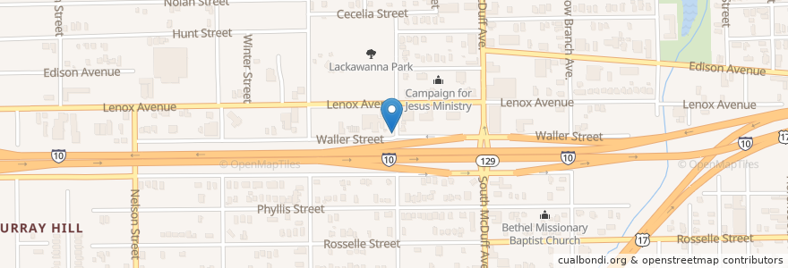 Mapa de ubicacion de Lackawanna School en Соединённые Штаты Америки, Флорида, Дувал, Джэксонвилл.