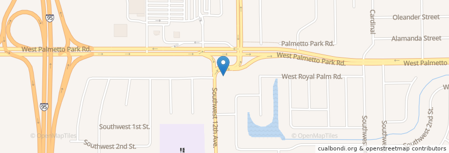 Mapa de ubicacion de Neighborhood Church en États-Unis D'Amérique, Floride, Palm Beach County, Boca Raton.