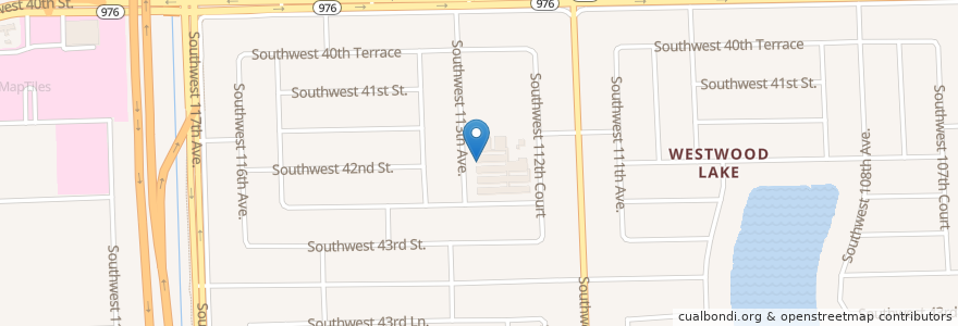 Mapa de ubicacion de Royal Palm Elementary School en Estados Unidos De América, Florida, Condado De Miami-Dade.