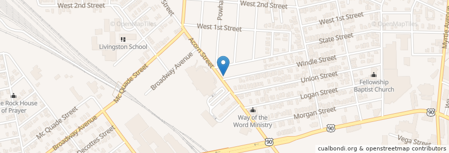 Mapa de ubicacion de Eugene J Butler Seventh Grade Center en アメリカ合衆国, フロリダ州, デュバル郡, ジャクソンビル.