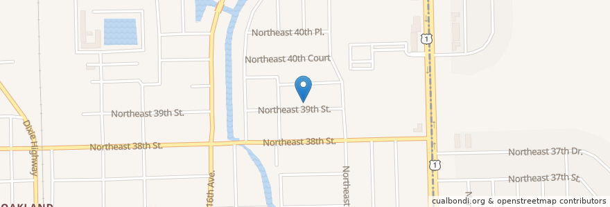 Mapa de ubicacion de Hope Lutheran Church Missouri Synod en États-Unis D'Amérique, Floride, Broward County, Oakland Park.