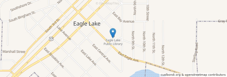 Mapa de ubicacion de Eagle Lake Elementary School en Stati Uniti D'America, Florida, Polk County, Eagle Lake.