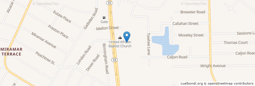 Mapa de ubicacion de Luther Rice Seminary/Bible College en الولايات المتّحدة الأمريكيّة, فلوريدا, مقاطعة دوفال (فلوريدا), جاكسونفيل.