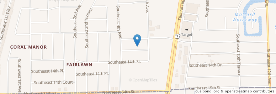 Mapa de ubicacion de Montessori School of Deerfield Beach en Verenigde Staten, Florida, Broward County, Deerfield Beach.