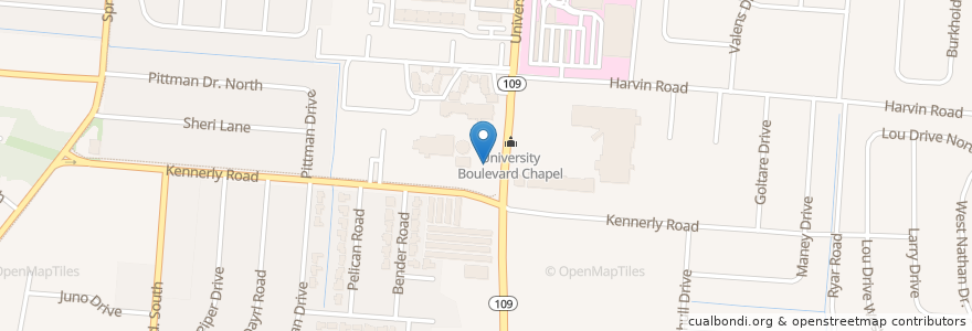 Mapa de ubicacion de Christian Heritage Academy en Stati Uniti D'America, Florida, Contea Di Duval, Jacksonville.