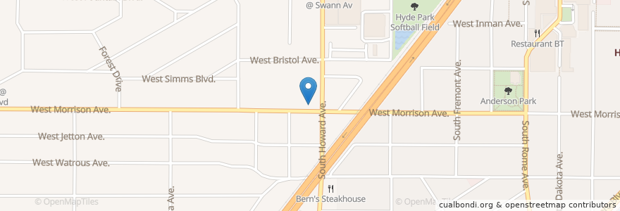 Mapa de ubicacion de New World Academy en Estados Unidos Da América, Flórida, Hillsborough County, Tampa.