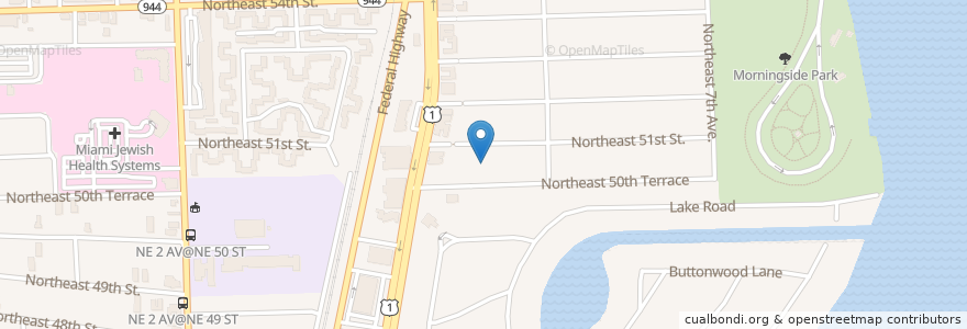 Mapa de ubicacion de Greater Saint Paul African Methodist Episcopal Church en United States, Florida, Miami-Dade County, Miami.
