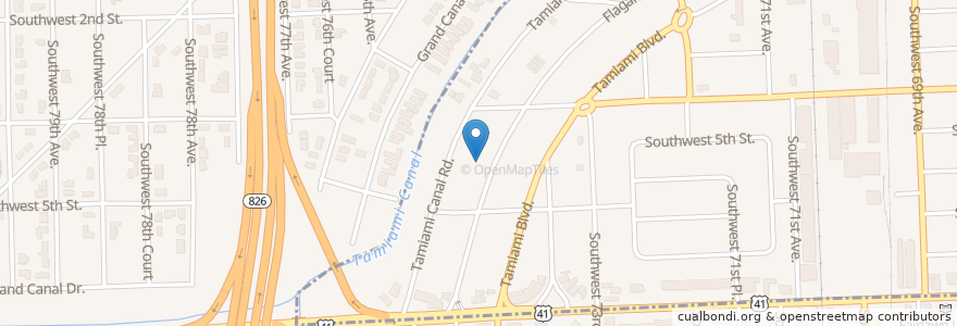 Mapa de ubicacion de Kiddieland Child Care Center en Amerika Syarikat, Florida, Miami-Dade County.