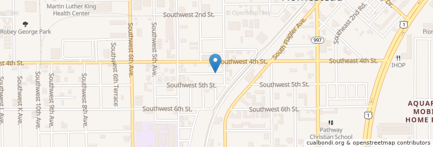 Mapa de ubicacion de Selah Christian Academy en 美利坚合众国/美利堅合眾國, 佛罗里达州/佛羅里達州, 迈阿密-戴德县/邁亞美戴德縣/邁阿密-戴德郡, Homestead.