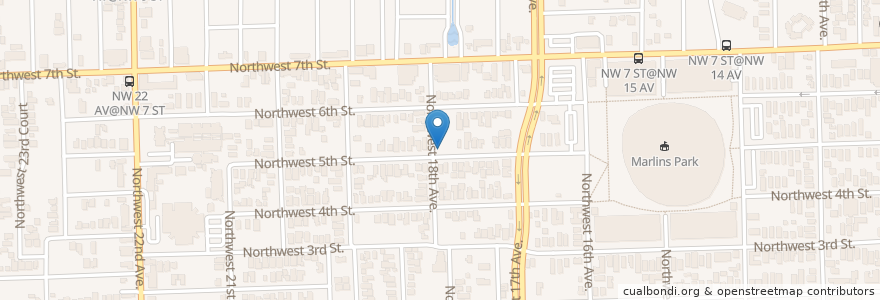 Mapa de ubicacion de Saint Francis Xavier School en Vereinigte Staaten Von Amerika, Florida, Miami-Dade County, Miami.