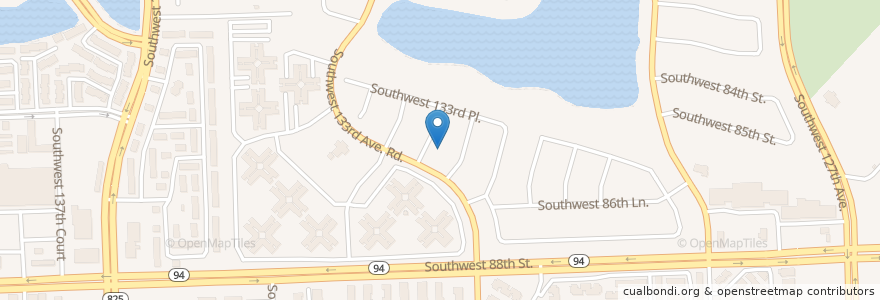 Mapa de ubicacion de Montessori School of Kendall en Vereinigte Staaten Von Amerika, Florida, Miami-Dade County.